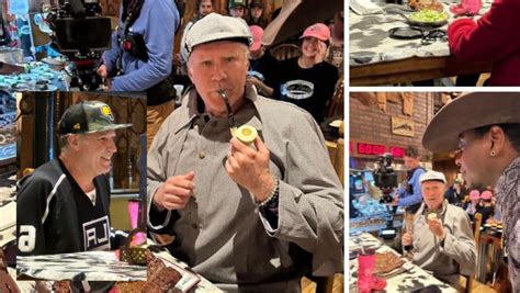 En Photos Will Ferrell Sessaye Au World Famous 72 Ounce Steak