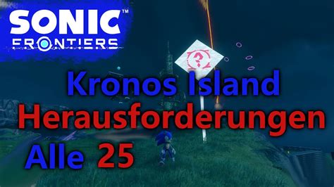 All 25 Challenges Kronos Island Sonic Frontiers YouTube