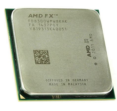 Used AMD FX Series FX 8300 FD8300WMW8KHK 3 3 GHz 8 Cores Socket AM3