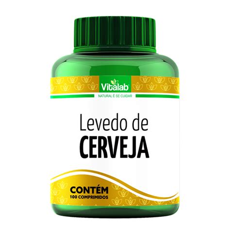 Levedo de Cerveja Comprimidos Vitalab Natural é se cuidar