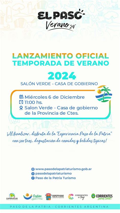 Lanzamiento Oficial De La Temporada Verano De Paso De La