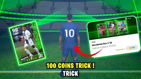 How To Get NEYMAR JR In POTW Worldwide Nov 3 22 Pack EFootball