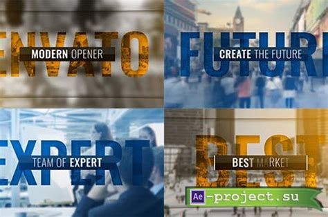 Videohive Corporate Modern Opener Project For After