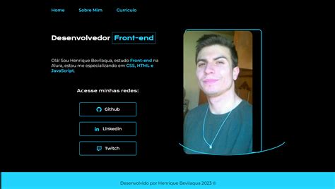 Github Henriquebevilaqua Portfolio Portfolio Desenvolvido Os