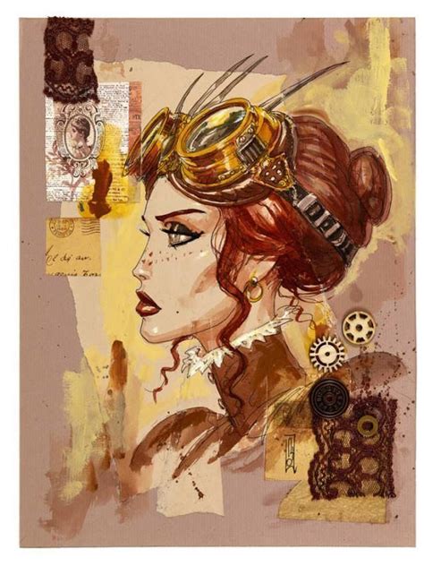 Steampunktendencies Illustrations By Olivier Olivier Ledroit Dessin Steampunk Illustrations