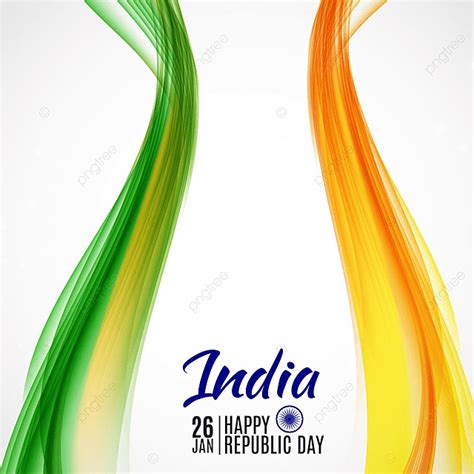 Feliz Dia De La Republica India De Enero Png Verde Dia