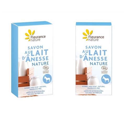 FLEURANCE NATURE Savon lait ânesse nature Cdiscount Au quotidien