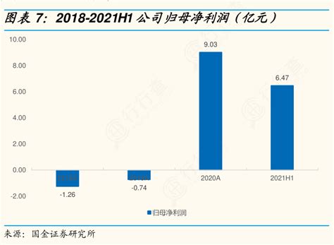 想关注一下2018 2021h1公司归母净利润（亿元）的情况行行查行业研究数据库