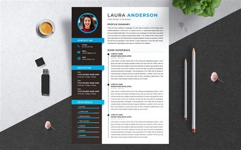 Anderson Resume Cv Template 284444 Templatemonster