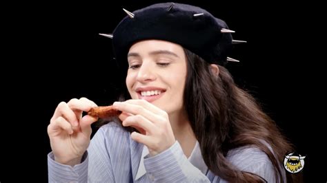 Rosalía takes on Hot Ones while musing on Monet Mashable