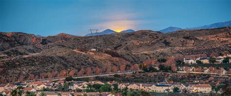 Moonset At Sunrise