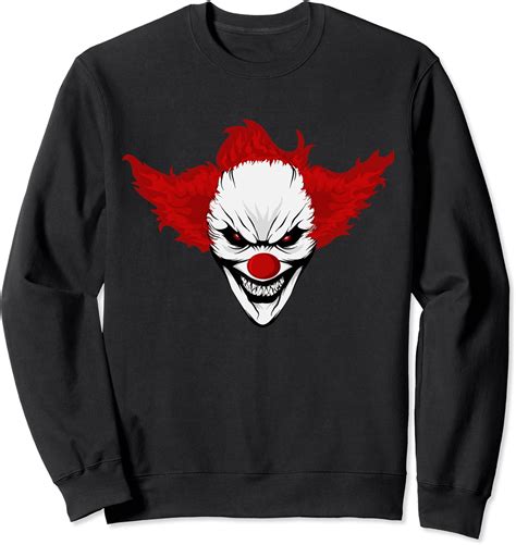 Evil Clown Halloween Tshirt Killer Clowns T Shirt Sweatshirt Uk Clothing