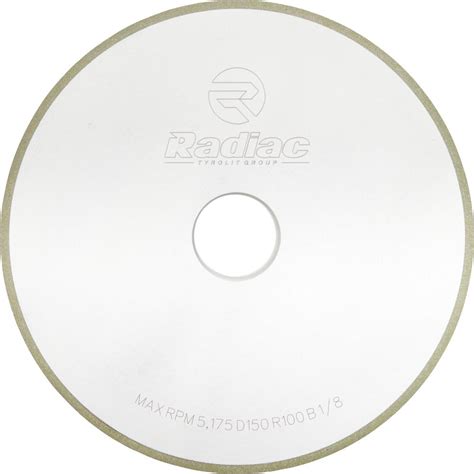 Radiac Abrasives Surface Grinding Wheel 100 Grit Msc Direct