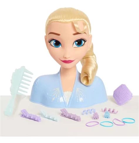 Styling Head Elsa Disney Frozen Cabeza Elsa Peinados Envío gratis