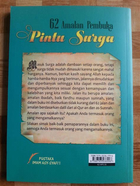 Buku Amalan Pembuka Pintu Surga Toko Muslim Title