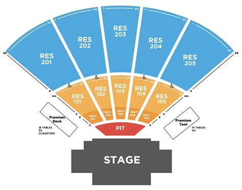 Seating Chart | Ozarks Amphitheater