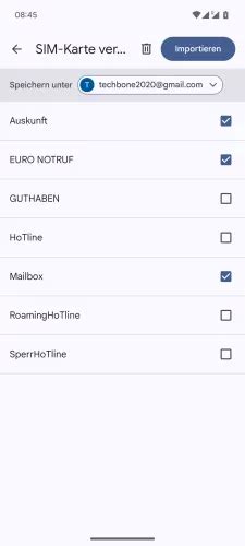 Android Kontakte Von Sim Karte Importieren Techbone