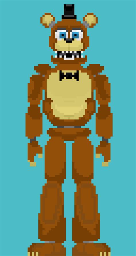 Freddy Fazbear Joshuaburkhart S Model Pixel Art The Best Porn Website