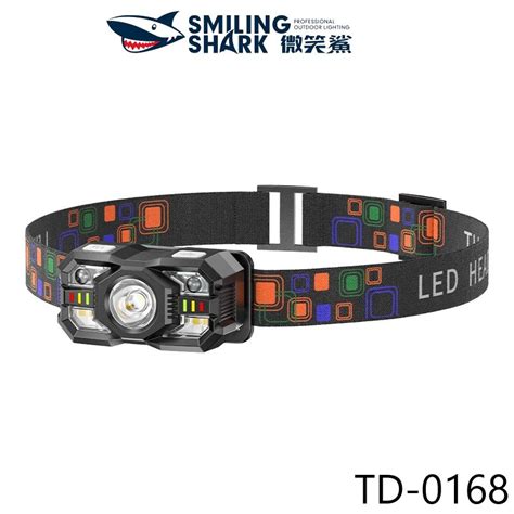 微笑鯊正品 TD0168 迷你強光頭燈 超輕感應頭燈Led 白 紅光 USB可充電防水頭戴式頭燈 戶外應急遠足工作照明燈 蝦皮購物