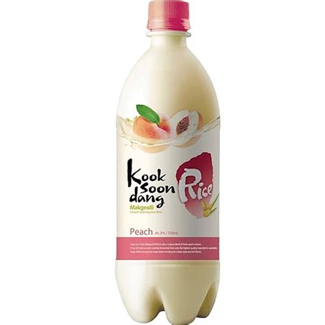 KOOKSOONDANG MAKGEOLLI ALC 3 PEACH 750ML Koreasiana