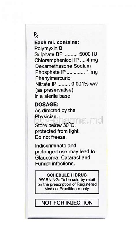 Buy Ocupol Dx Eyeear Drops Chloramphenicol Dexamethasone Polymyxin