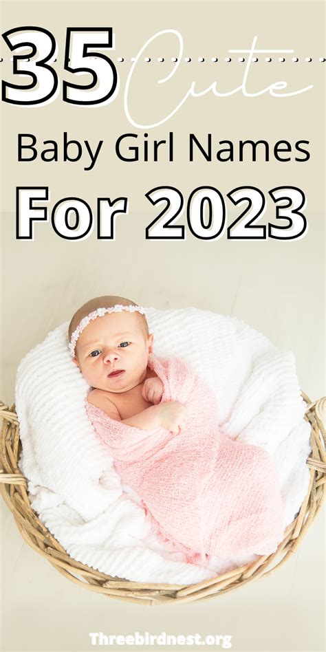 Girl Names For 2023 That You'll Love - This Little Nest