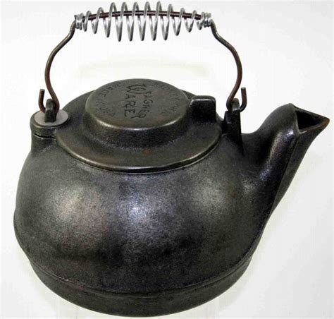 Tea Kettles Cast Iron Tea Kettle Stamped Wagner Ware Sidney Oh