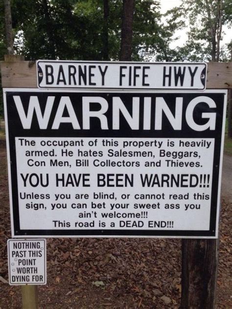 Funny Warning Signs, part 2 | Fun