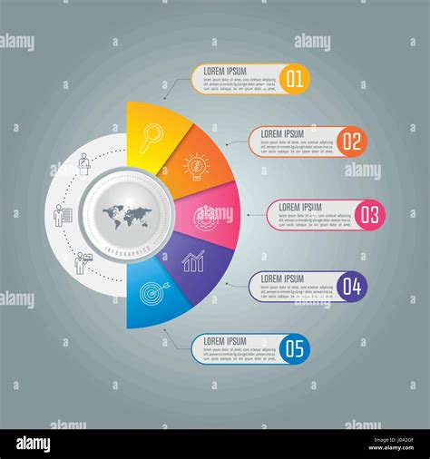 Concept Créatif Pour Linfographie échéancier Infographie Vecteur De