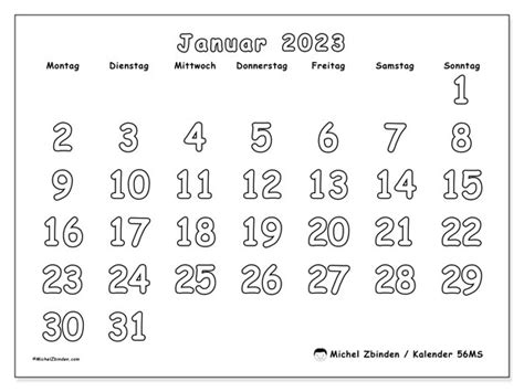 Kalender Januar Ausmalbilder Ms Michel Zbinden De