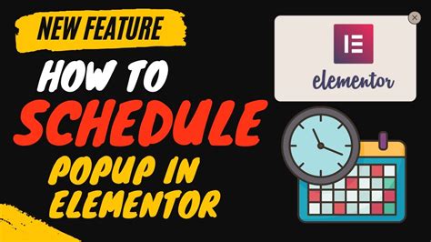 How To Schedule A Popup In Elementor New Advanced Rule Schedule