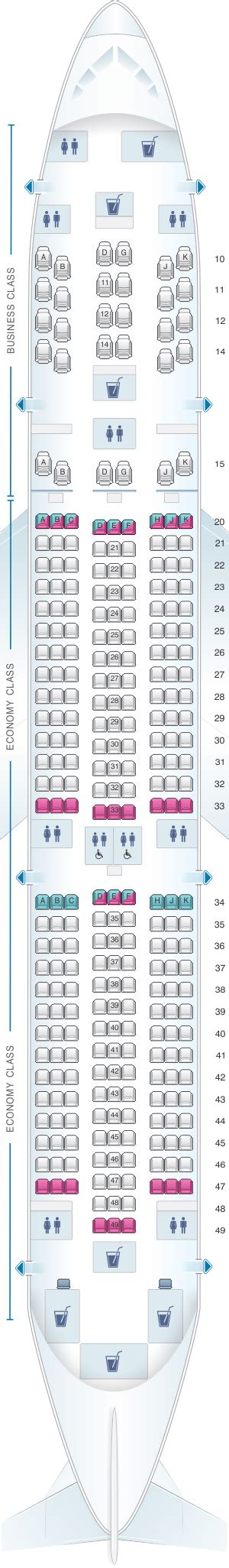 Boeing Seating Chart Air France Elcho Table