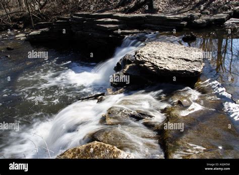 Waterfall Glen Forest Preserve Stock Photo Alamy