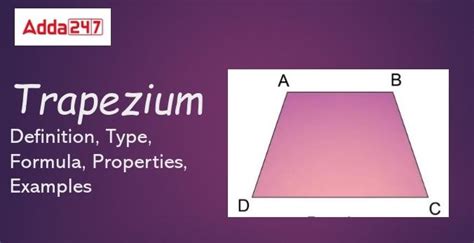 Properties Of Trapezium