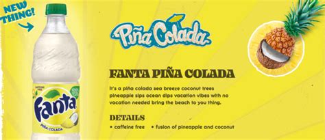 Fanta Is Releasing A Pina Colada Flavored Soda And Itll Pair Well With