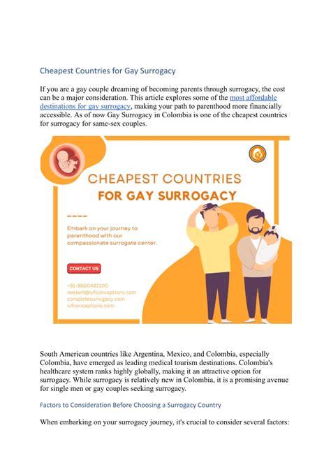 Ppt Cheapest Countries For Gay Surrogacy Georgia Surrogacy Agency Powerpoint Presentation