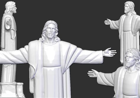 Jesus Christ statue | CGTrader