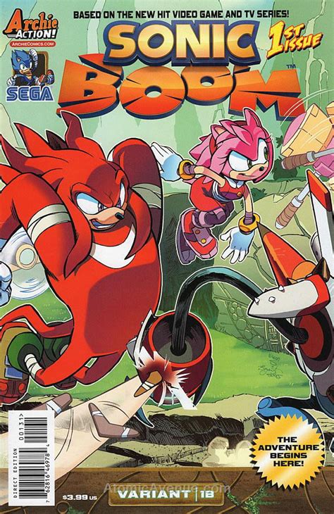 Sonic Boom B Vf Archie Comic Book Walmart