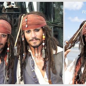 Jack Sparrow Wig Pirates Of The Caribbean Curse Of The Black Pearl