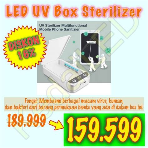 Jual Cod Box Sterilizer Uvc Sterilisasi Uv C Wireless Charging