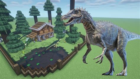 How To Make A Baryonyx Farm In Minecraft Pe Youtube