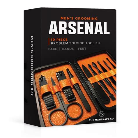 Wild Willies Arsenal Manicure And Pedicure Set Mens Grooming Kit