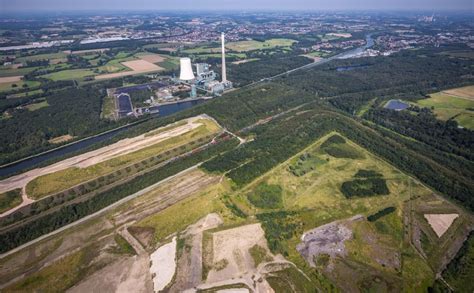 Bergkamen Aus Der Vogelperspektive Gel Nde Der Ehemaligen Bergbau