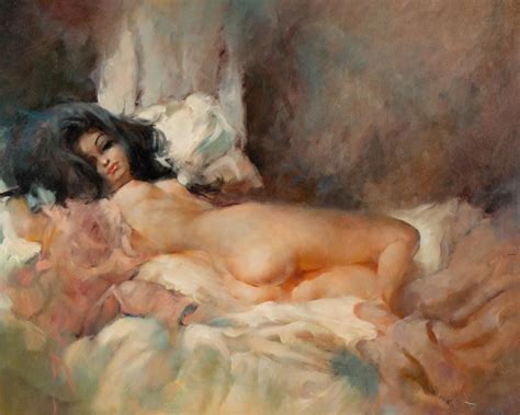 Sold At Auction Julian Ritter Julian Ritter Reclining Female Nude