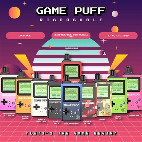 Game Puff 6000 Puffs Disposable Pod Super Fast Malaysia