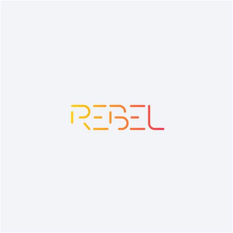 Rebel, minimal vector logo design 1919423 Vector Art at Vecteezy