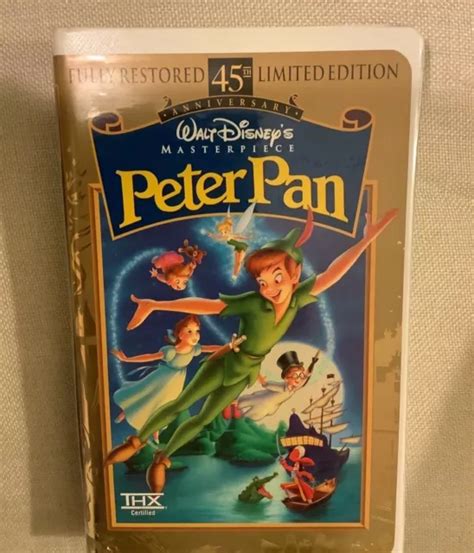 PETER PAN VHS 1998 45th Anniversary Limited Edition 8 24 PicClick UK