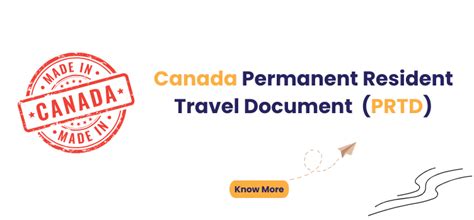 Canada Permanent Resident Travel Document Prtd • Sps Canada