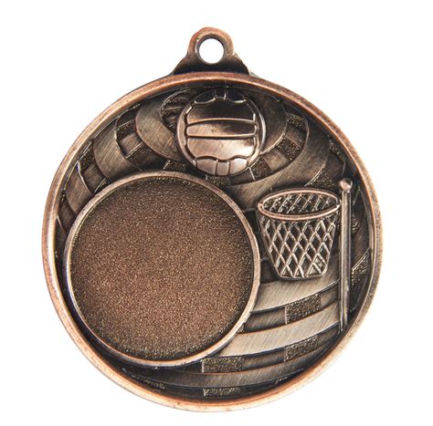 Global Netball Medal Mm Insert Alltrophies