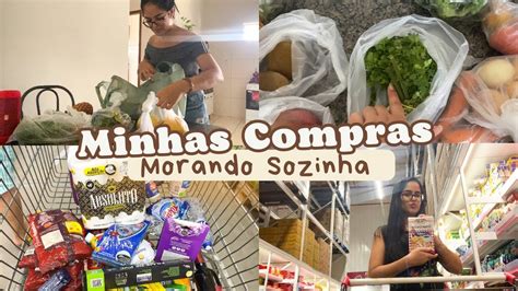 Compras De Novembro Morando Sozinha Supermercado Hortifruti Youtube